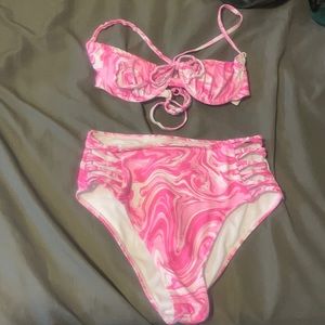 PINK BIKINI SET RUE 21 SIZE MEDIUM